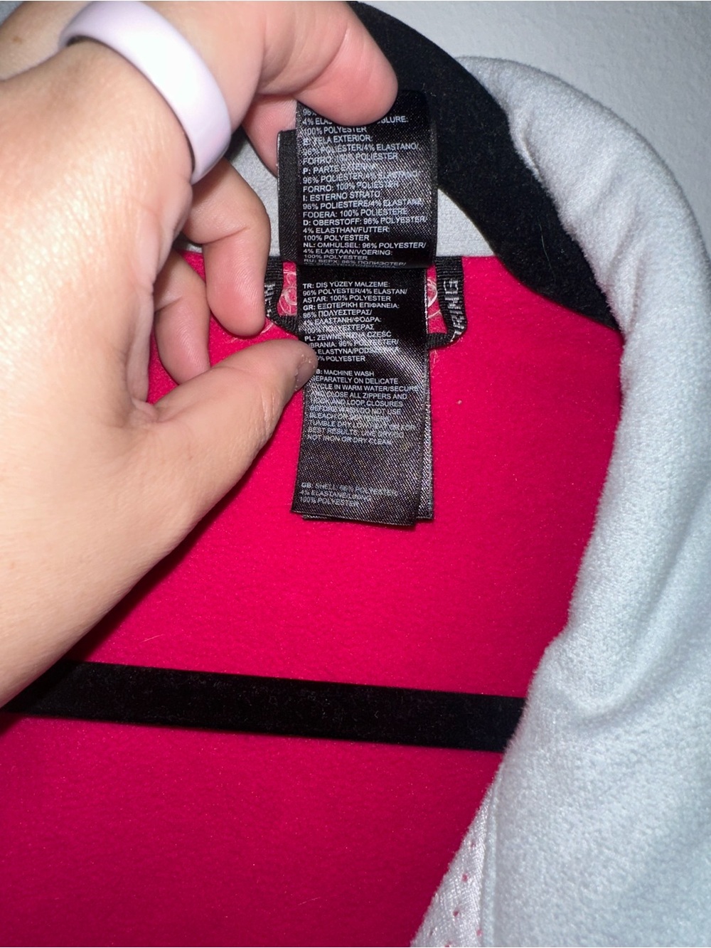 The North Face Women's XL Hot Pink Softshell Utility Jacket - Picture 7 of 16